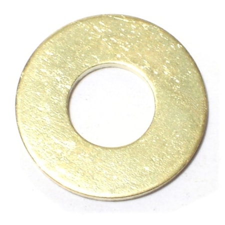 Midwest Fastener Flat Washer, For Screw Size 3/8" , Brass 16 PK 61937